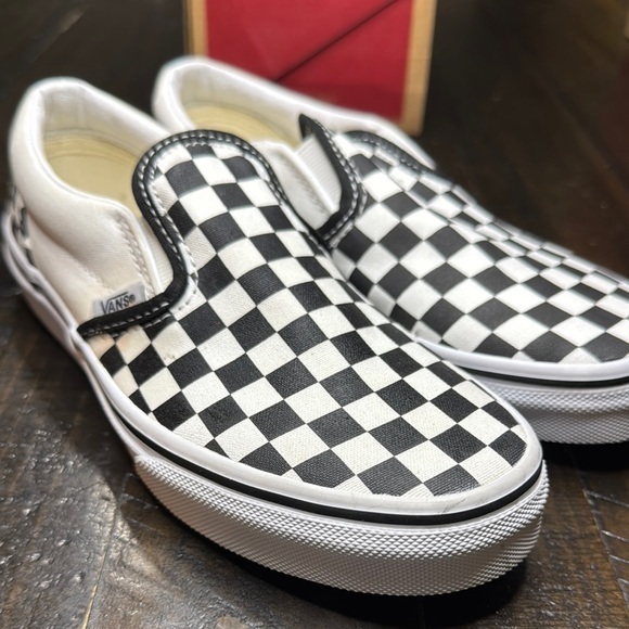 Vans Checkerboard Slip-On Sneakers - Picture 1 of 7